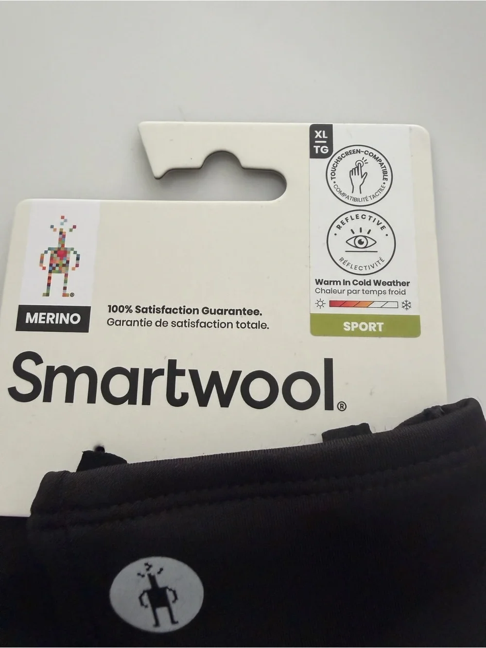 SmartWool L Merino Sport Fleece Wind Training Gloves - Merino Wool NWT
